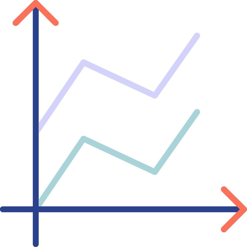 Bereich Graph eben Symbol vektor