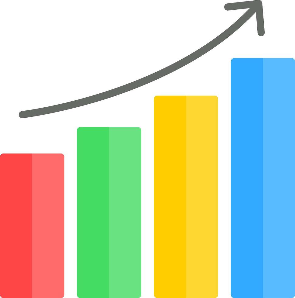 Flaches Symbol für Datenanalyse vektor