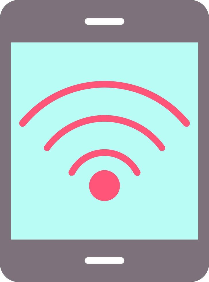 wifi platt ikon vektor