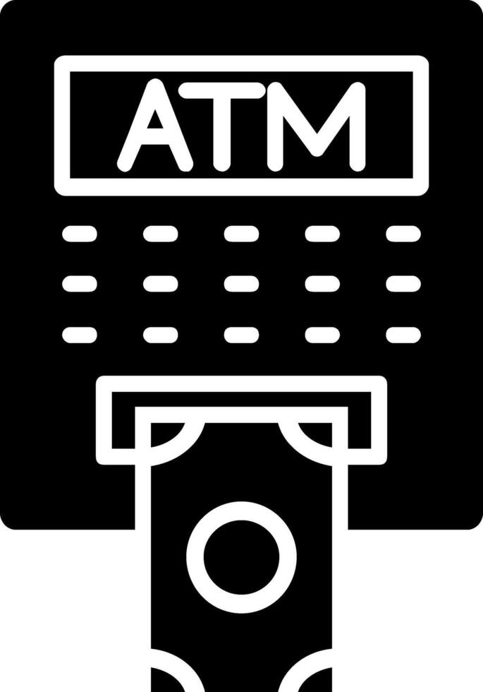 atm glyfikon vektor