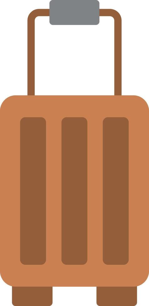 resväska platt ikon vektor