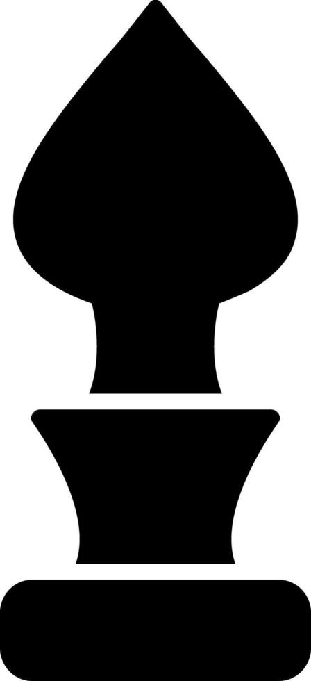 Vorhang oben Glyphe Symbol vektor