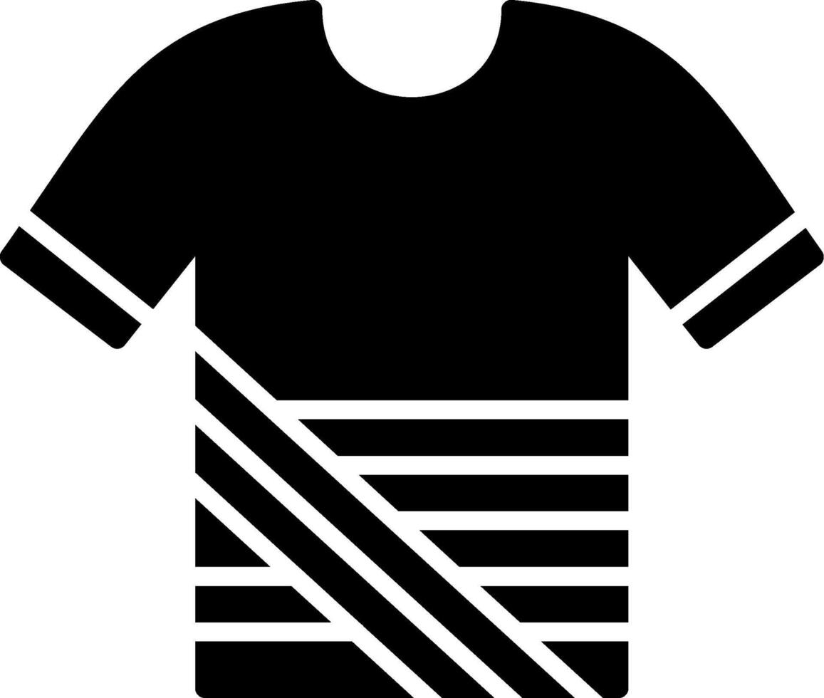 Shirt-Glyphe-Symbol vektor