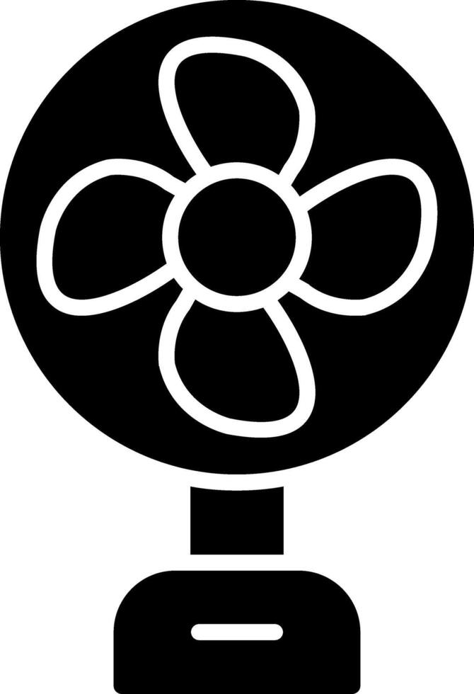 Fan-Glyphe-Symbol vektor