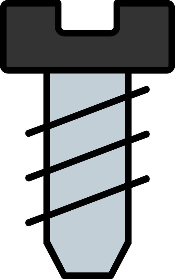 mit Schraubenlinie gefülltes Symbol vektor