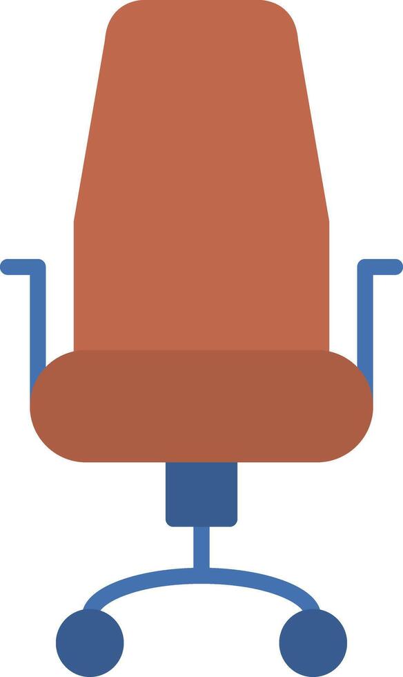 Stuhl flaches Symbol vektor