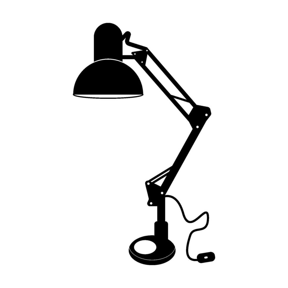 Studie Lampe Symbol Illustration vektor