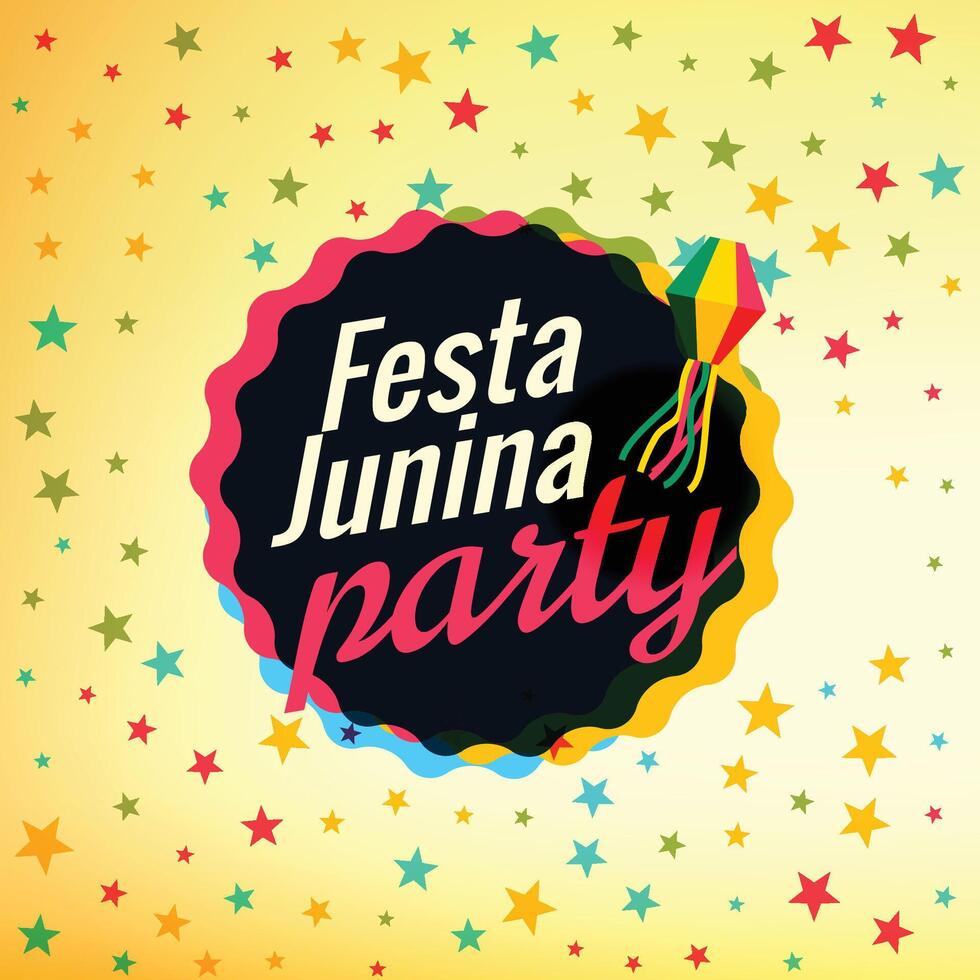 festa junina Party Festival Hintergrund vektor