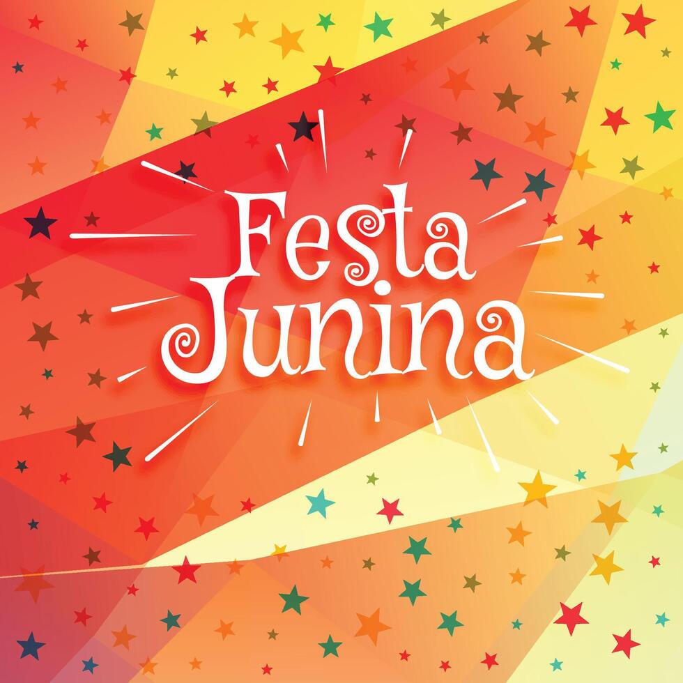 Juni Festival von Brasilianer festa junina Hintergrund vektor