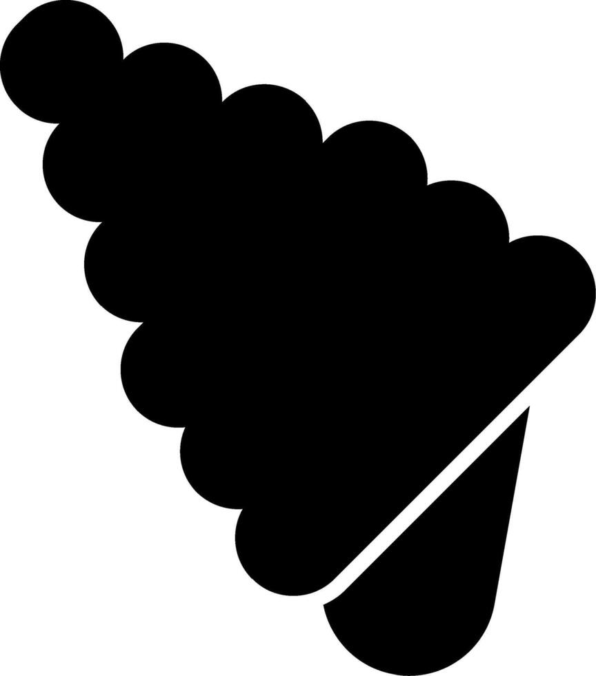 Muschel Schale Glyphe Symbol vektor