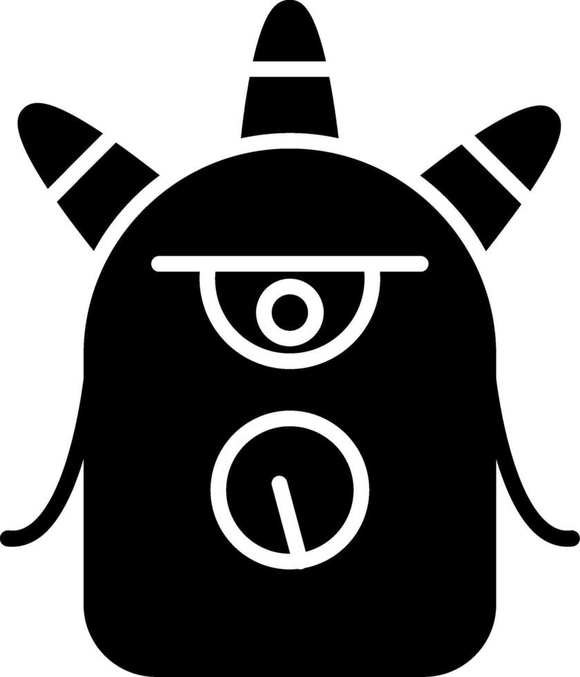 Monster-Glyphe-Symbol vektor