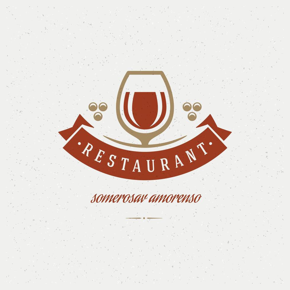 Restaurant Geschäft Design Element vektor