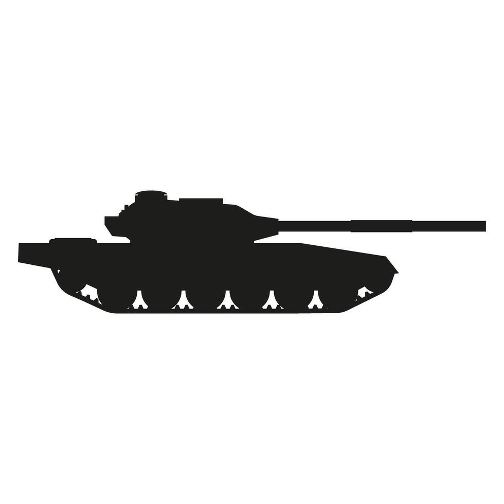 tank ikon. armerad fordon illustration tecken. krig symbol. vapen logotyp. vektor