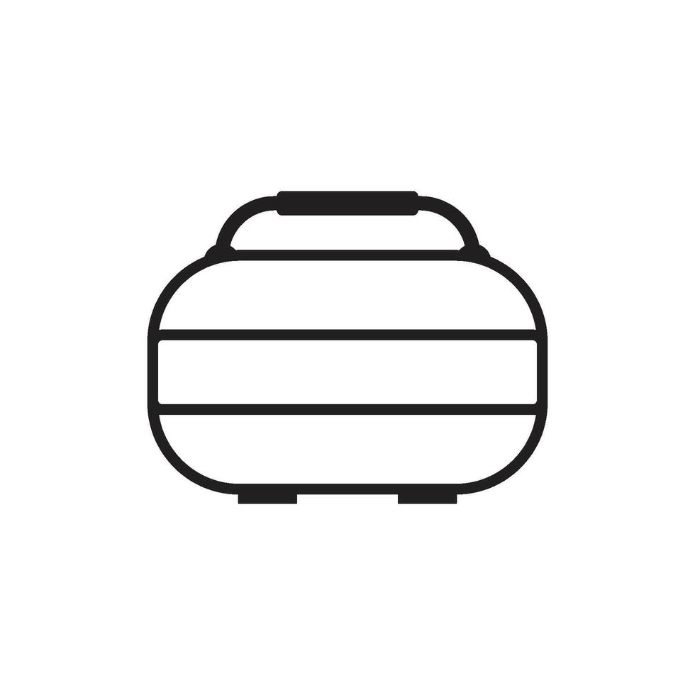 Rucksack Symbol Logo vektor