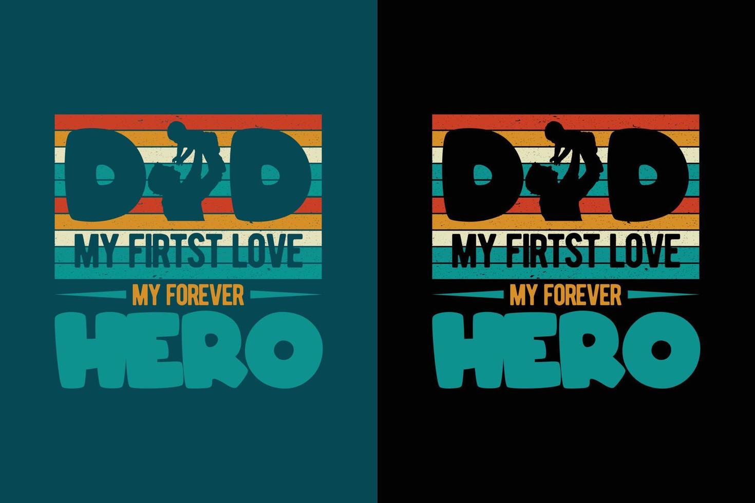 min första kärlek för evigt hjälte retro typografi t-shirt vektor