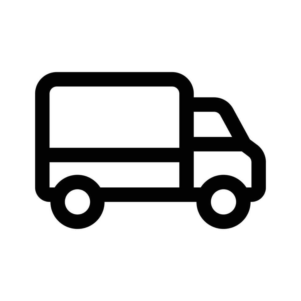 prüfen diese schön Design Symbol von Lieferung LKW im editierbar Stil, bereit zu verwenden Symbol vektor