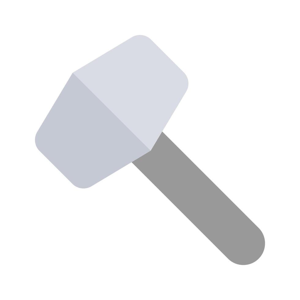 hammare ikon i trendig design isolerat på vit bakgrund vektor
