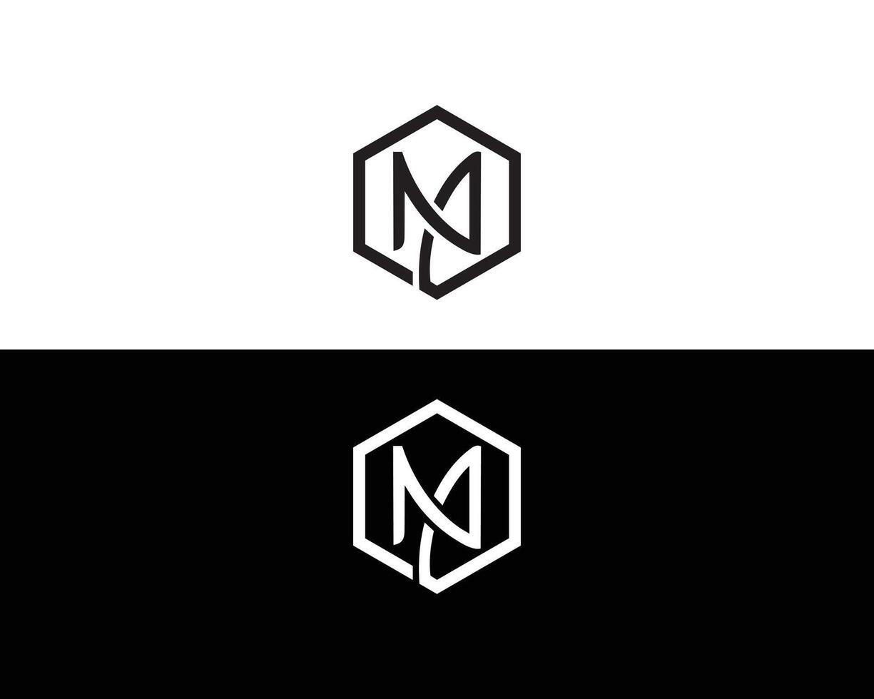 ma oder bin Brief Logo Symbol Design Monogramm Vorlage. vektor