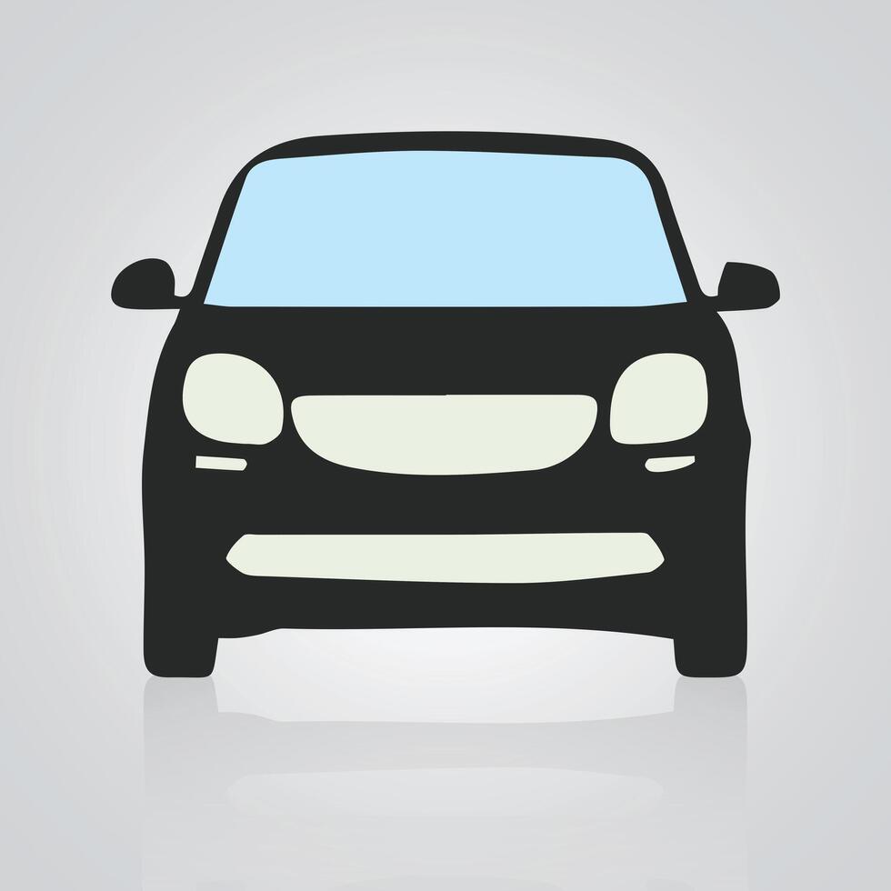 Auto Symbole, Jahrgang Autos, einzigartig Symbole, und ein Auto Logo mit ein Silber Hintergrund, Illustration vektor
