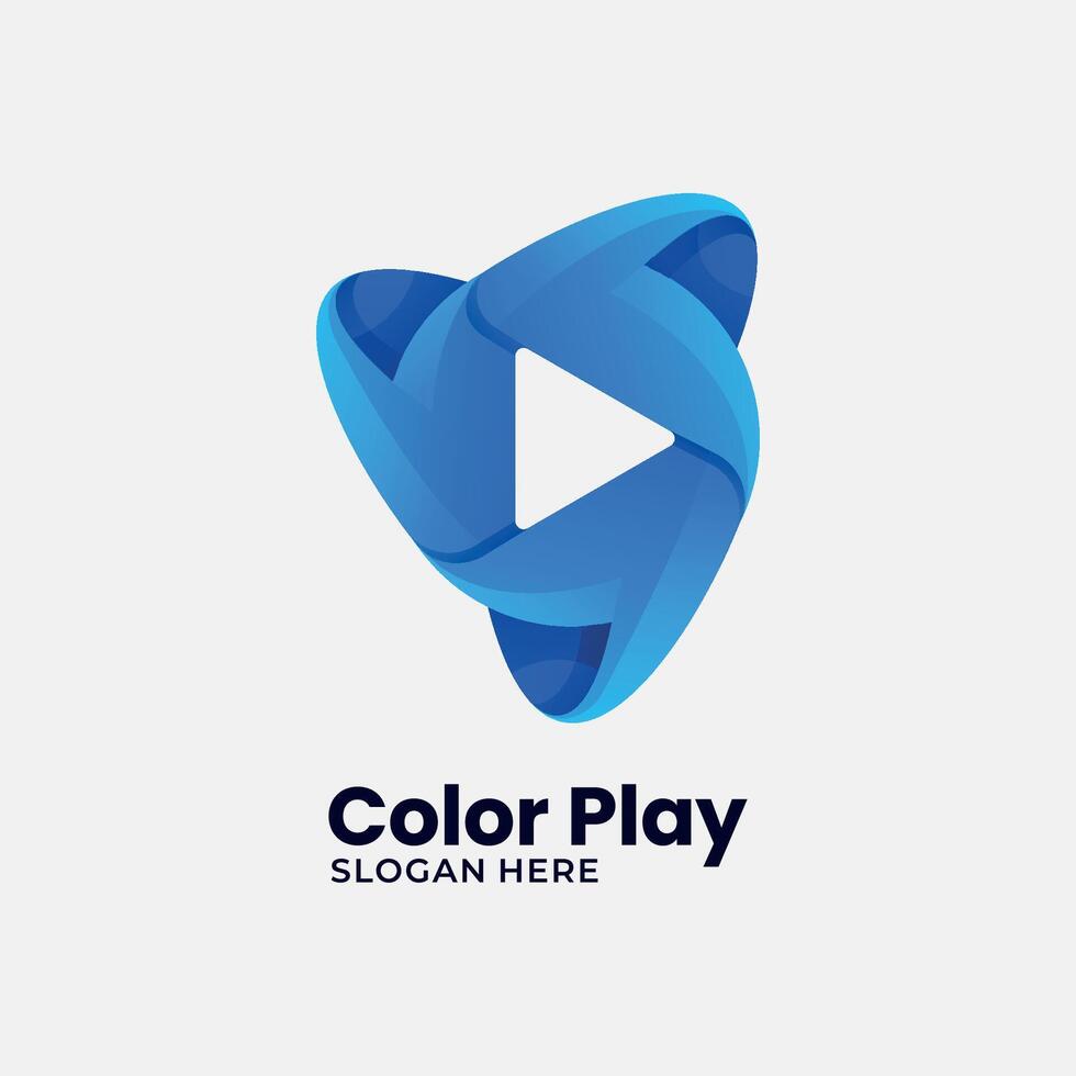 enkel och Häftigt färgrik musik logotyp vektor