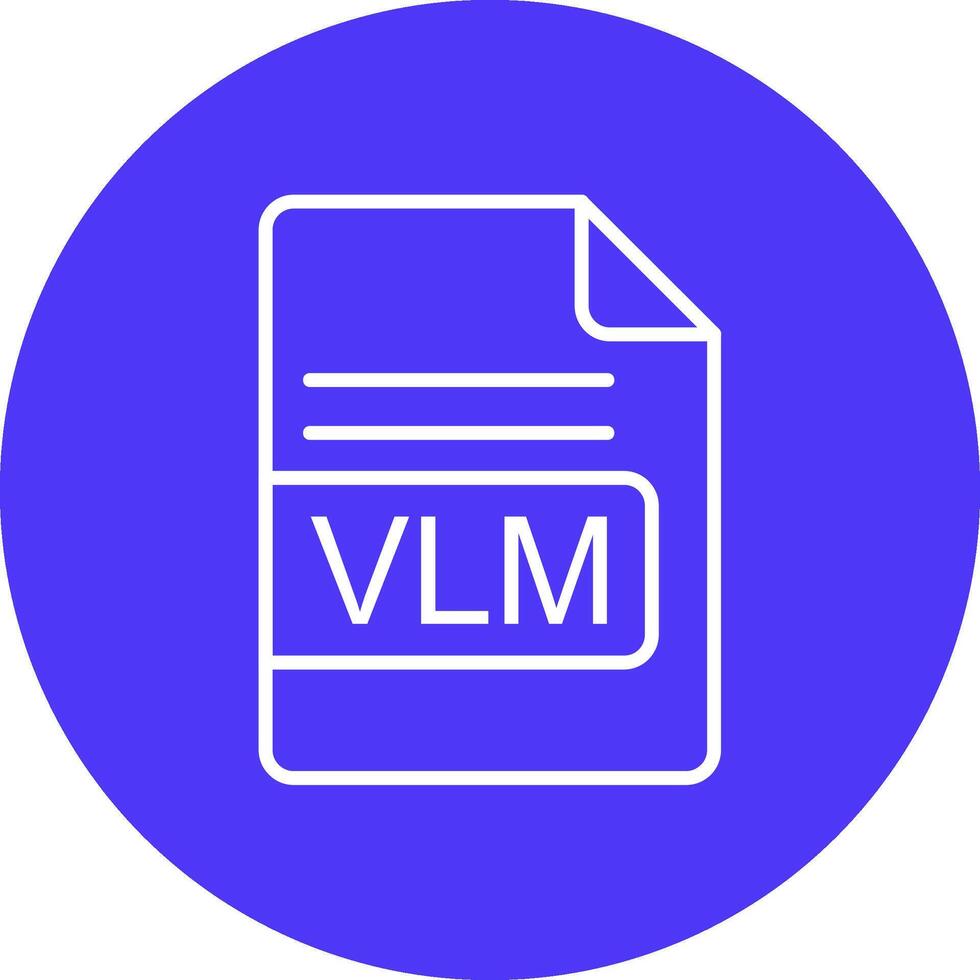 vlm Datei Format Linie multi Kreis Symbol vektor