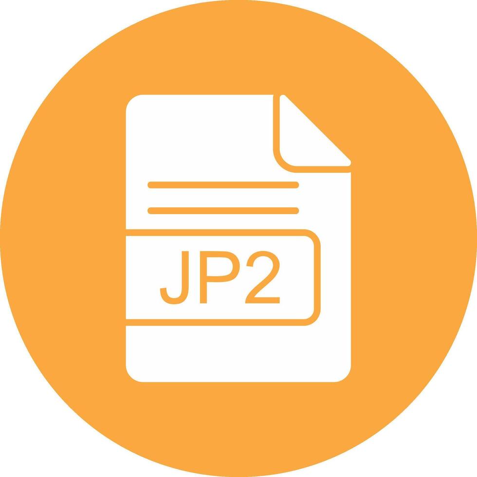 jp2 Datei Format Glyphe multi Kreis Symbol vektor