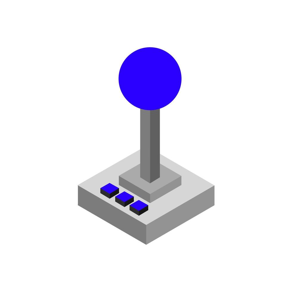 Gamepad auf weißem Hintergrund dargestellt vektor