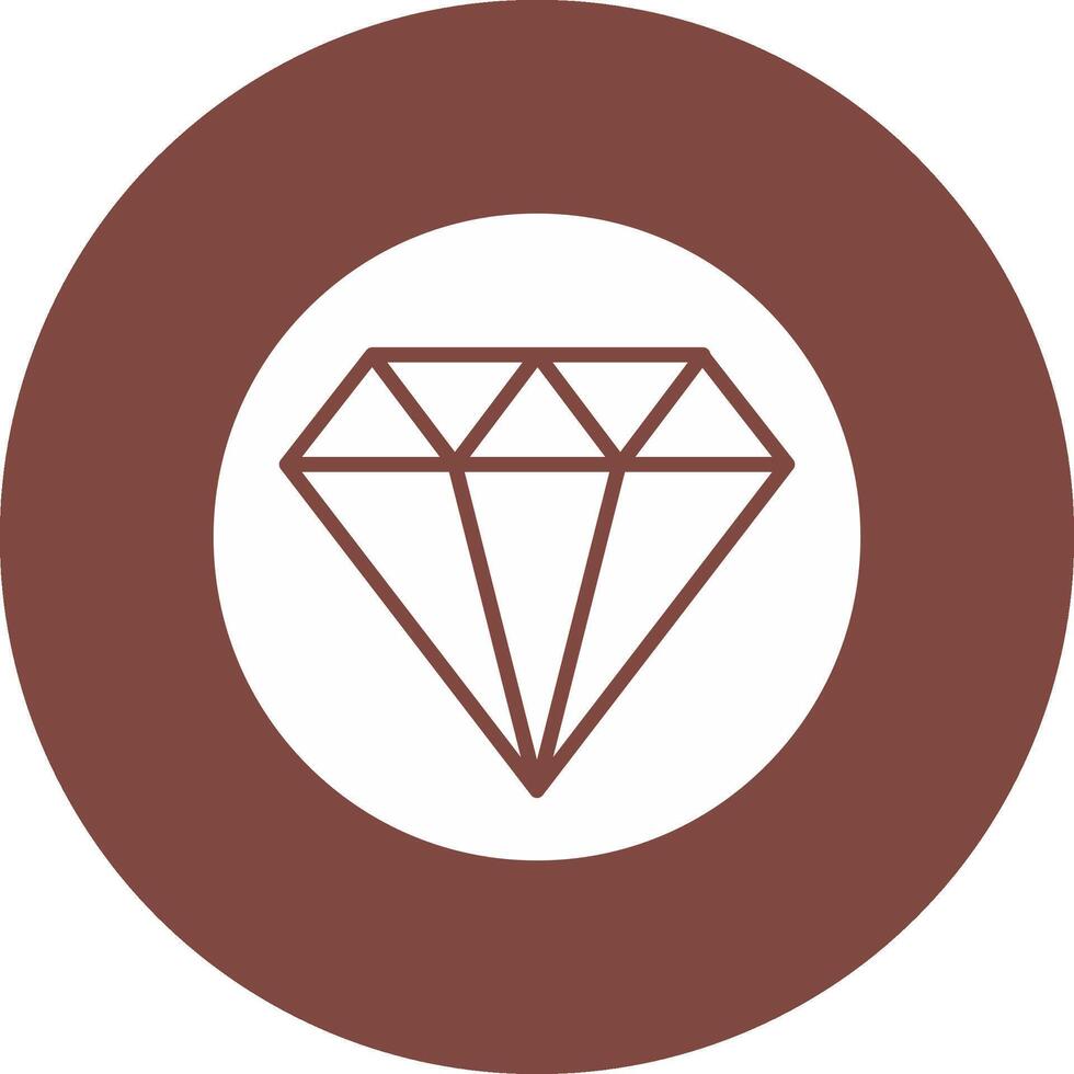 Diamant Glyphe multi Kreis Symbol vektor