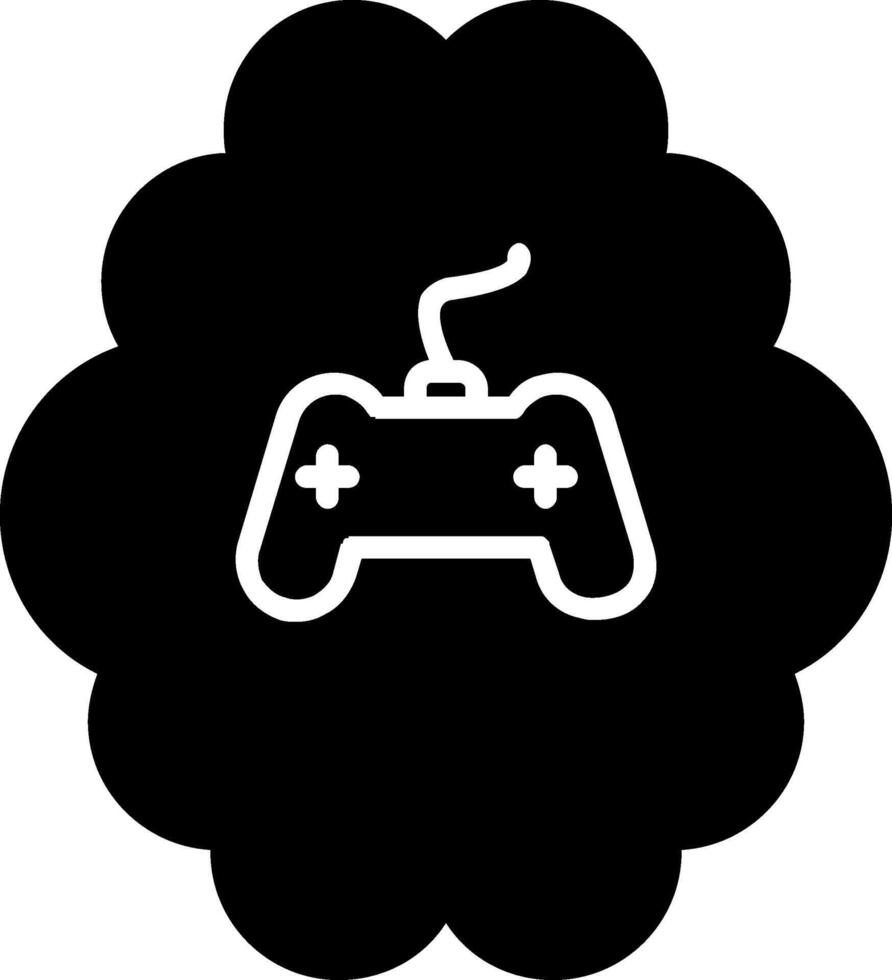 gaming glyf ikon design vektor