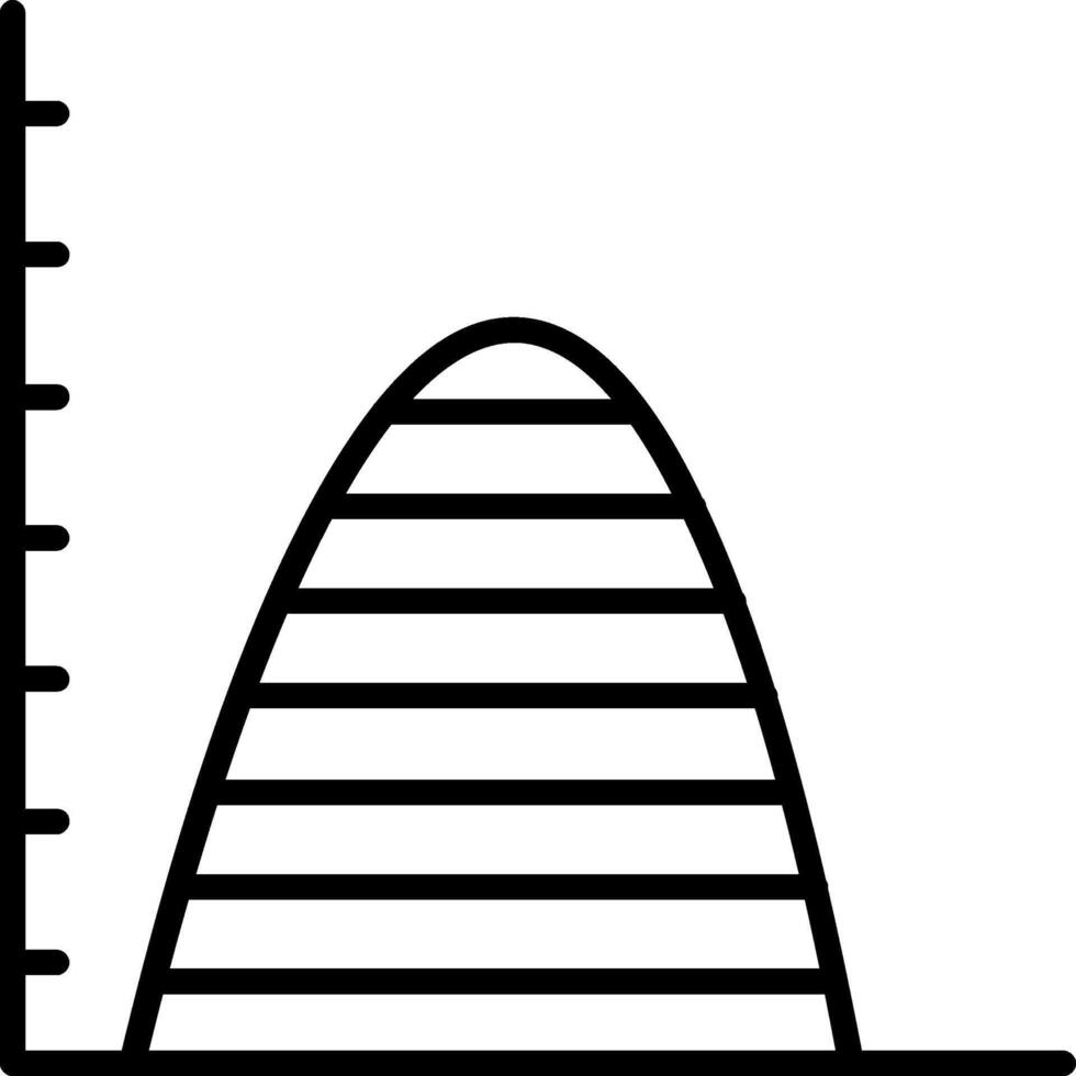 Ebenen Linie Symbol Design vektor