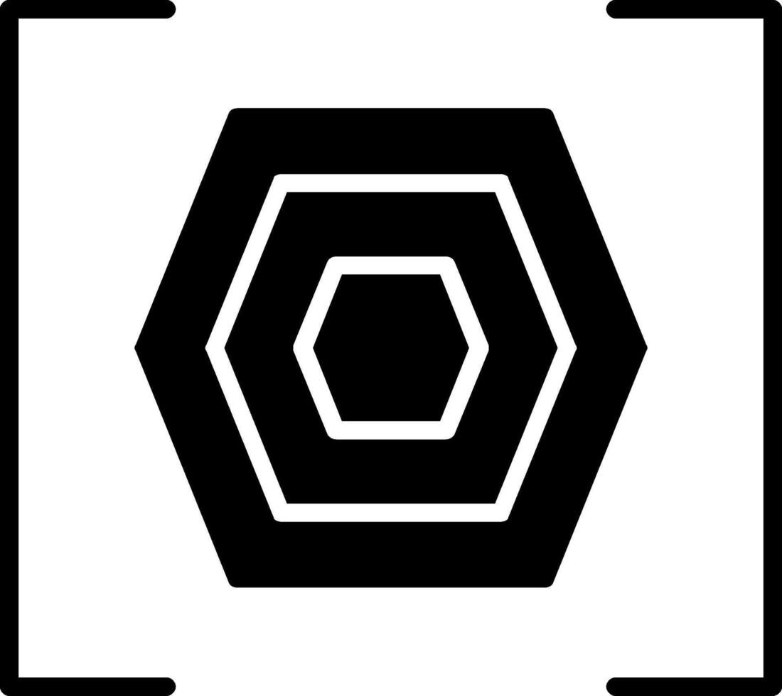 Halterung Glyphe Symbol Design vektor