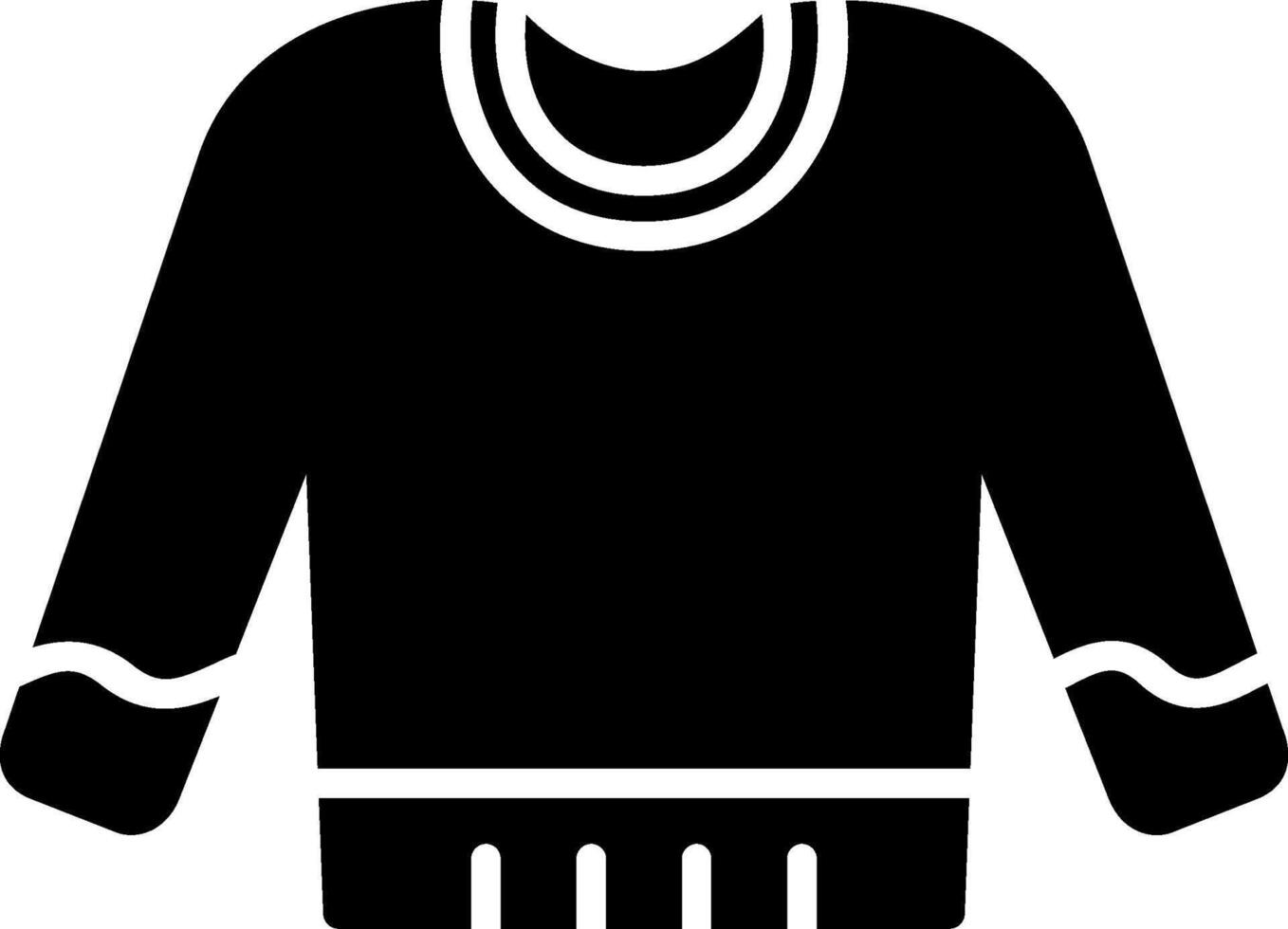 Jumper Glyphe Symbol Design vektor