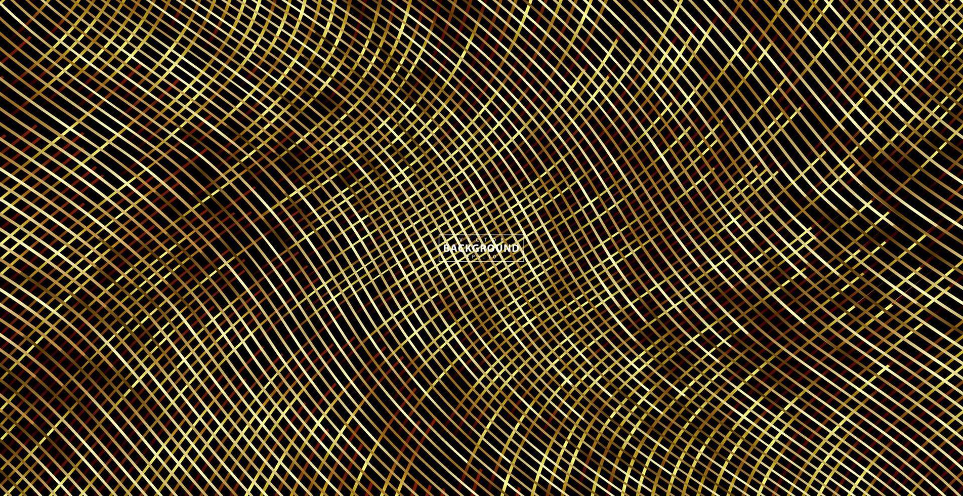 Streifenmuster Gold Luxusfarbe. Gold Glitter Streifen Hintergrund. abstrakte Goldlinientextur. Mustervektorillustration. vektor