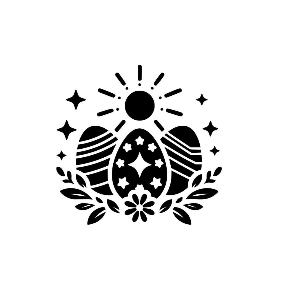 Ostern Eier Symbol Design vektor