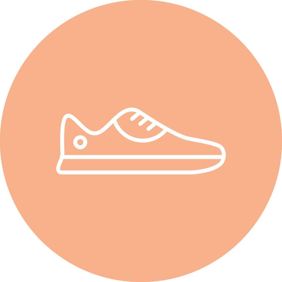 Sneaker Linie multi Kreis Symbol vektor