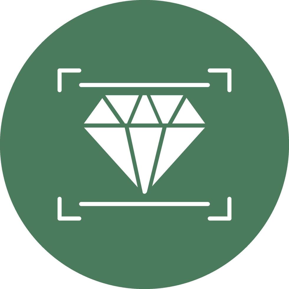 Diamant Glyphe multi Kreis Symbol vektor