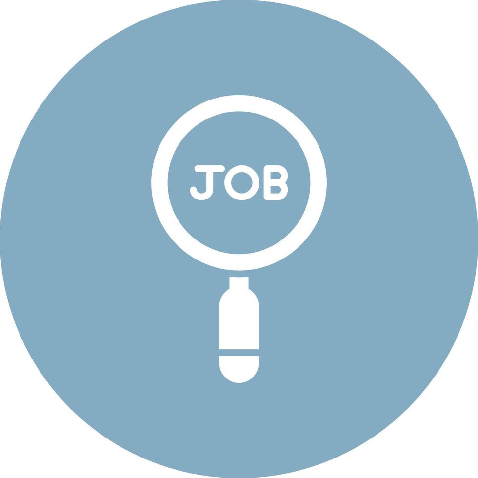 Job Suche Glyphe multi Kreis Symbol vektor