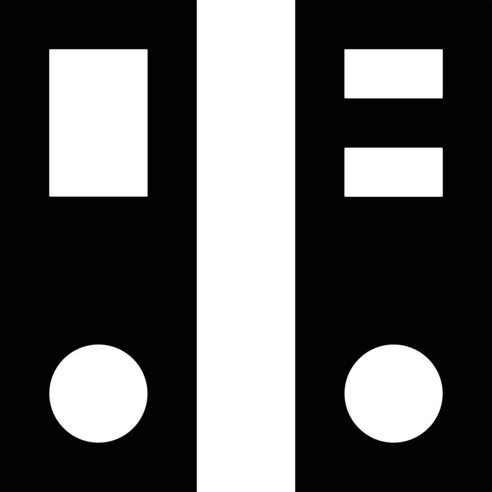 data lagring ikon symbol bild för databas illustration vektor