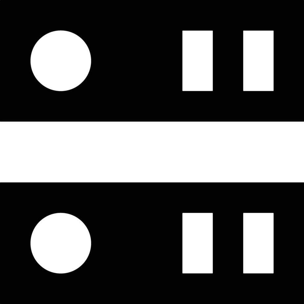 data lagring ikon symbol bild för databas illustration vektor