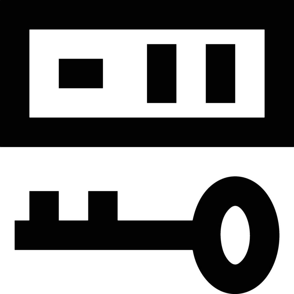 data lagring ikon symbol bild för databas illustration vektor