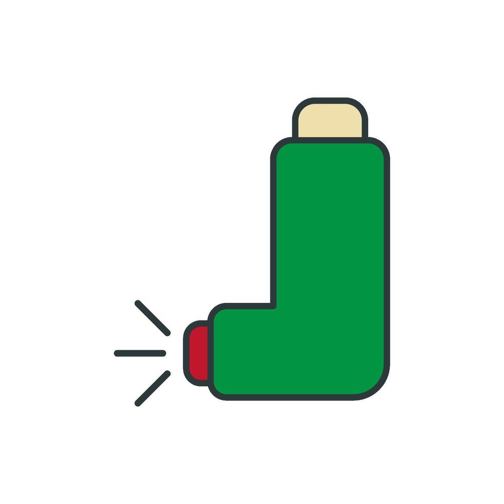 Inhalator Symbol Design Vorlagen einfach und modern Konzept vektor