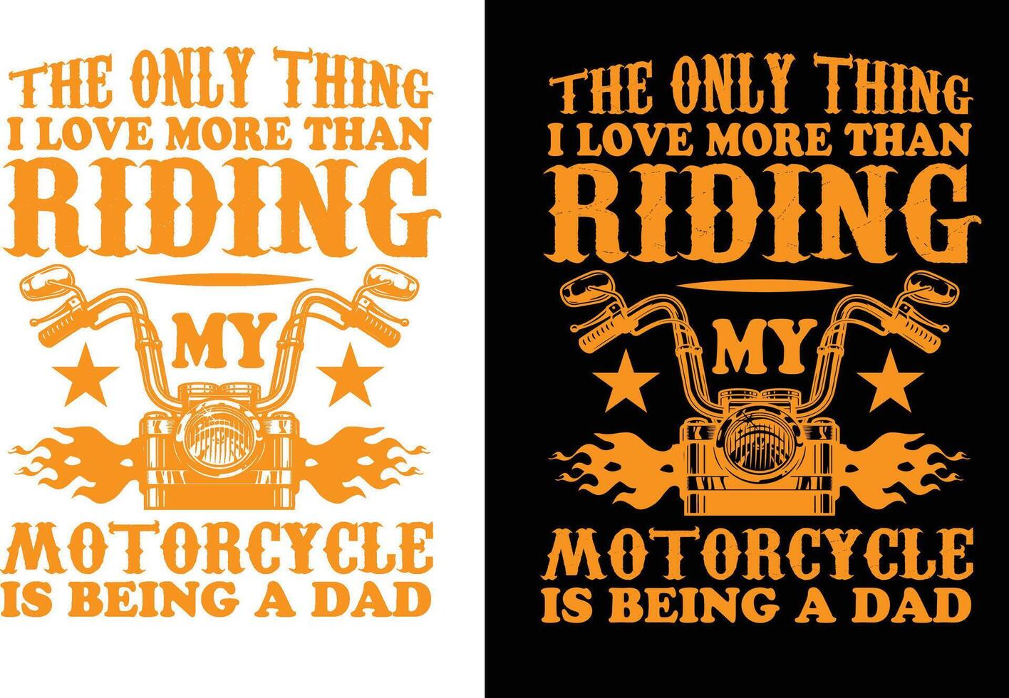 Motorrad-T-Shirt-Design vektor