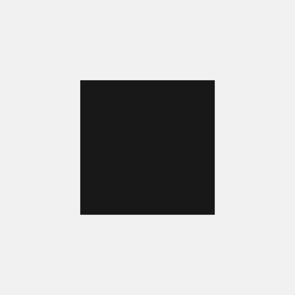schwarzes Quadrat Icon-Design auf weißem Hintergrund vektor