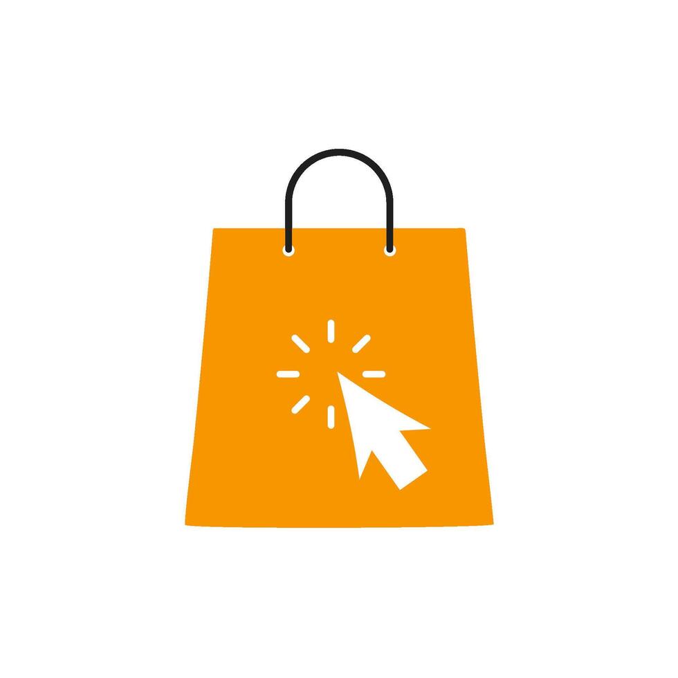 Tasche Einkaufen Logo Design Vorlage Illustration vektor