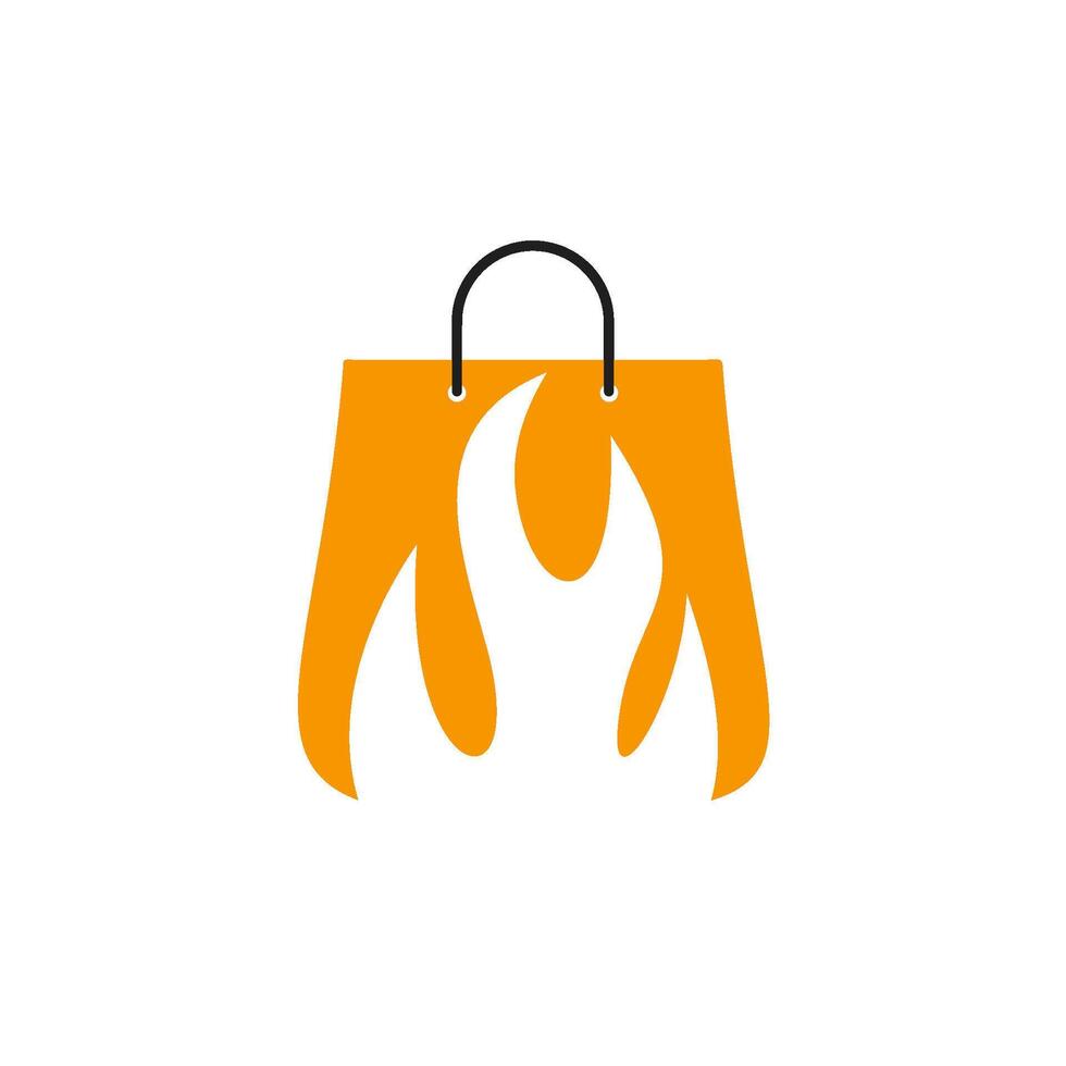 Tasche Einkaufen Logo Design Vorlage Illustration vektor