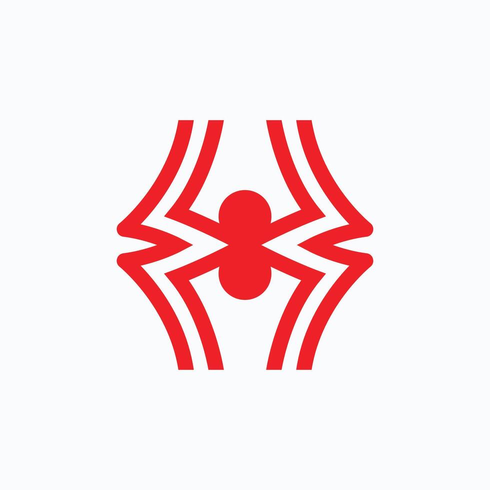 Spinne Logo Vorlage und Symbol vektor