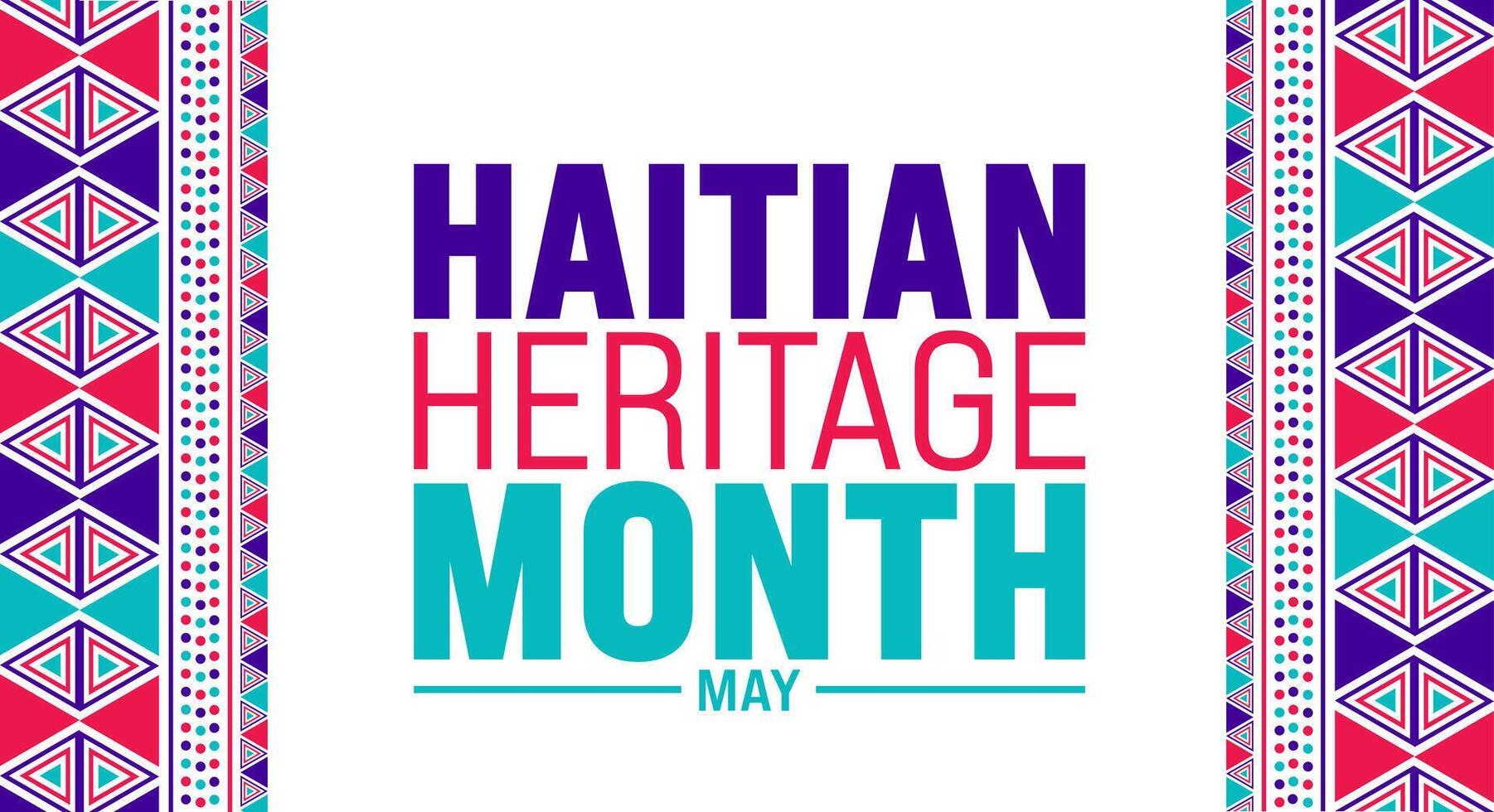 kann ist haitianisch Erbe Monat Hintergrund Vorlage. Urlaub Konzept. verwenden zu Hintergrund, Banner, Plakat, Karte, und Poster Design Vorlage mit Text Inschrift und Standard Farbe. vektor