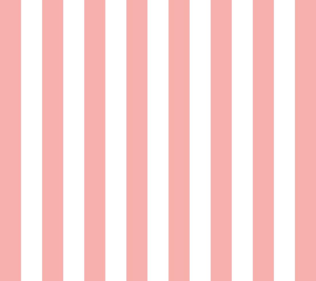 hübsches süßes mädchenhaftes rosa und weißes Muster durch Linienstreifen nahtlos zum Drucken von Wandtextilien vektor