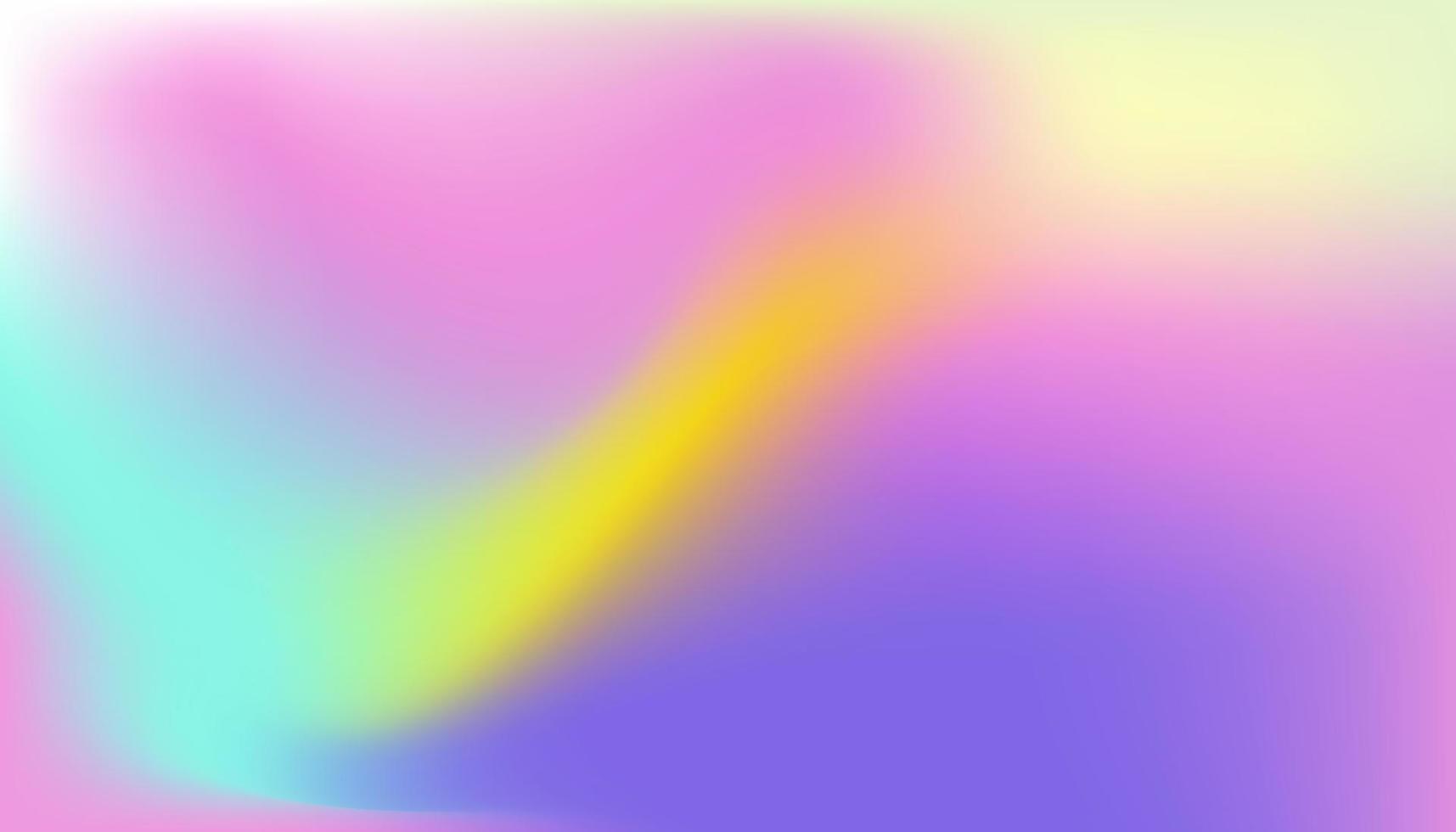 holographischer Vektorhintergrund. schillernde Folie. Glitch-Hologramm. Pastell-Neon-Regenbogen. ultraviolettes Metallpapier. Vorlage für die Präsentation. bis hin zum Webdesign. abstrakter bunter Farbverlauf. vektor