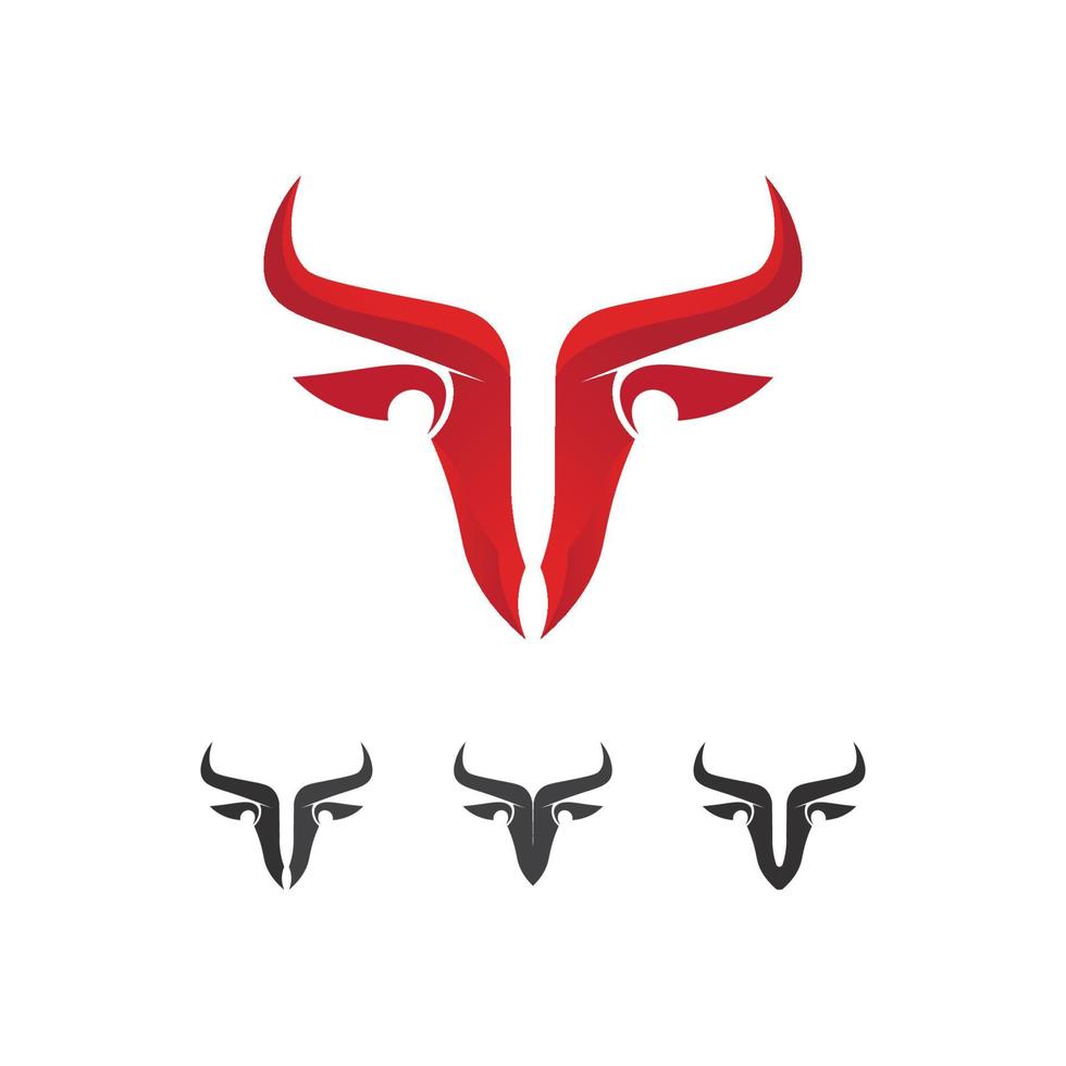 bull buffalo head ko djur maskot logo design vektor för sport horn buffalo djur däggdjur huvud logo vilda matador